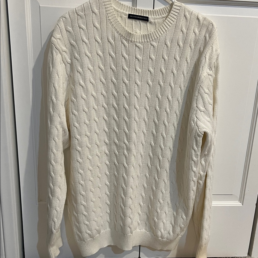 Brandy Melville cable knit sweater